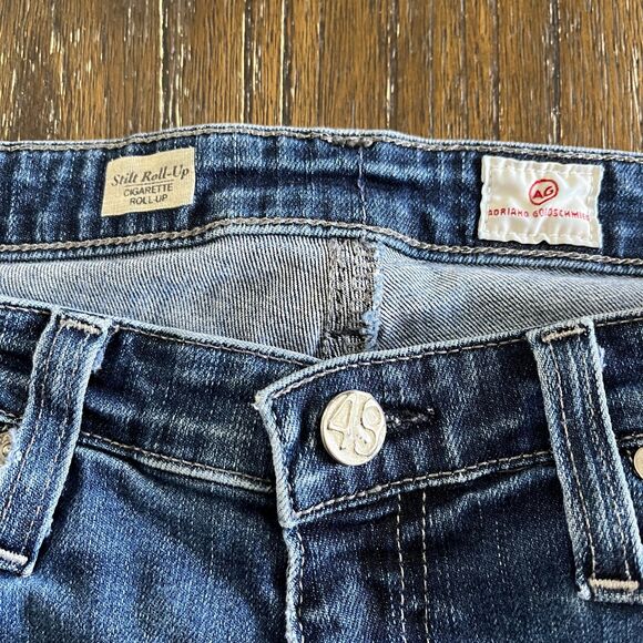 AG Adriano Goldschmied Stilt Roll-Up Cigarette Jeans | Size 29R - Picture 6 of 13